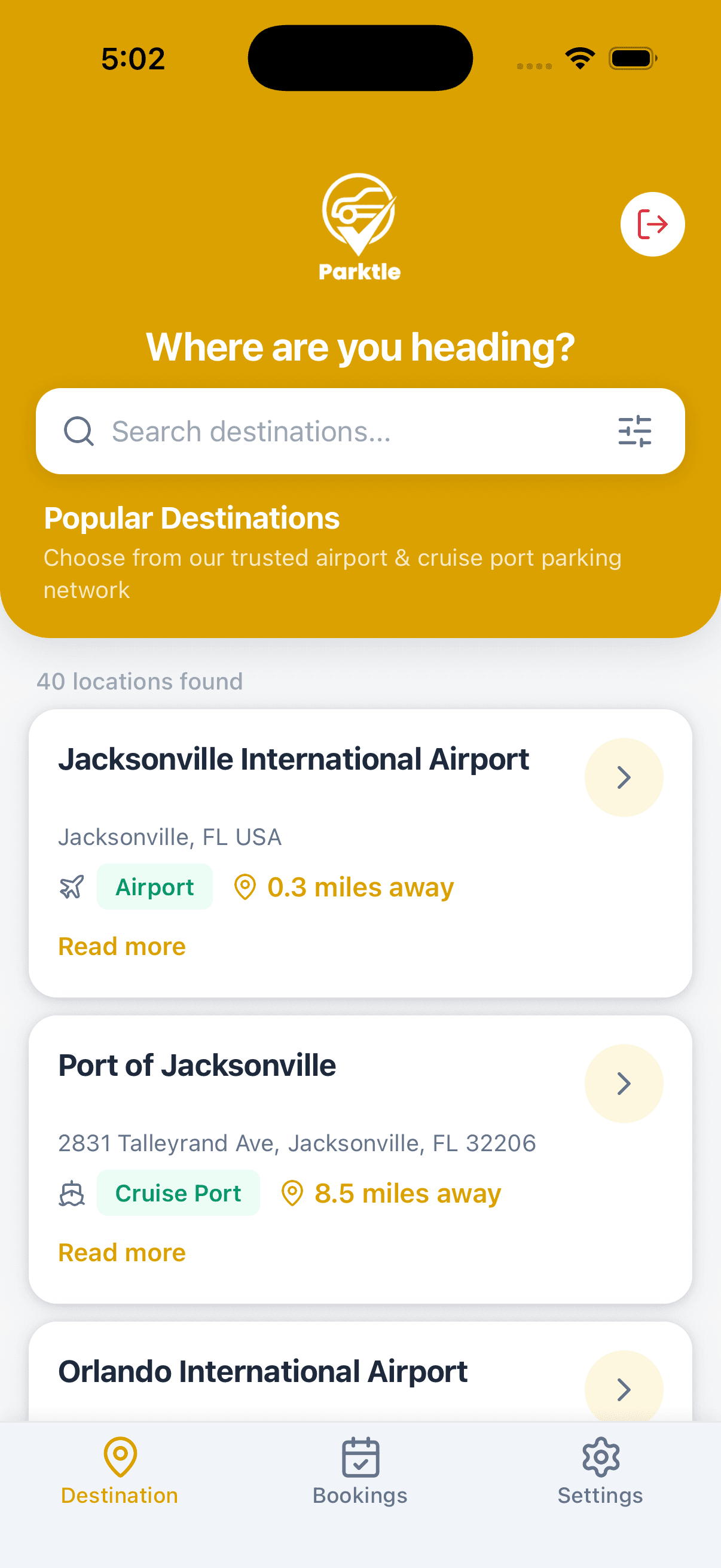 Choose Your Destination